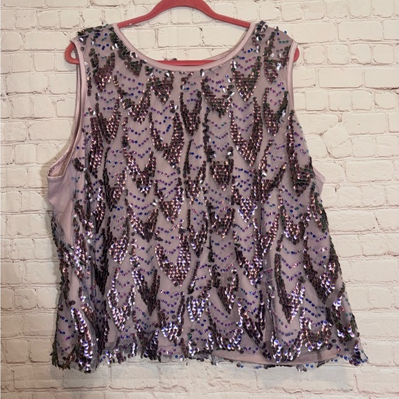 TORRID Sequin Shell Crop Top, Size 2X - Picture 5 of 12